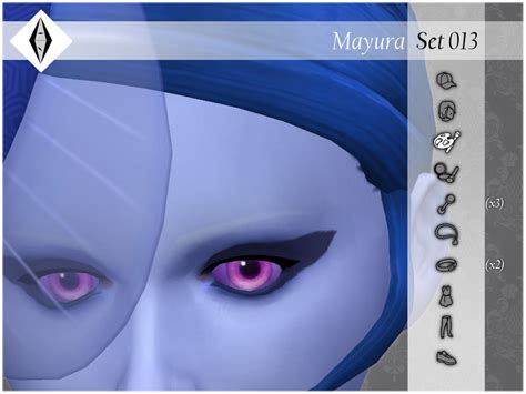 The Sims Resource Mayura Set Face Paint Contacts