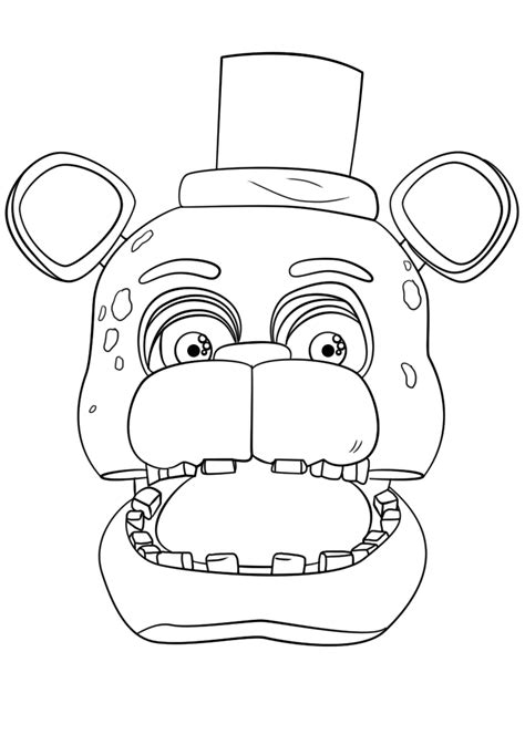 Spring Trap Fnaf Free Colouring Pages