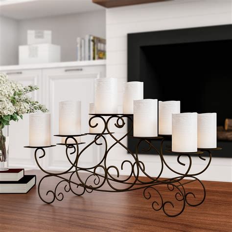 Buy Lavish Home 80 Multic 5 10 Candle Candelabra With Swirl Design