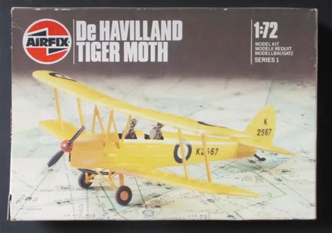 Airfix Nd Scale De Havilland Tiger Moth Kit No Picclick