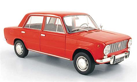 Diecast Model Cars Lada 1200 118 Ist Models Red 1971 Uk