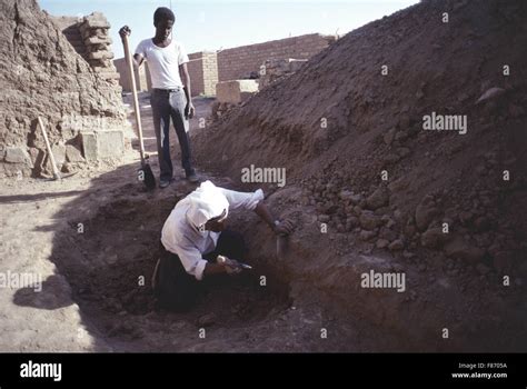 Archaelogical Excavations Being Conducted By The British Museum At The