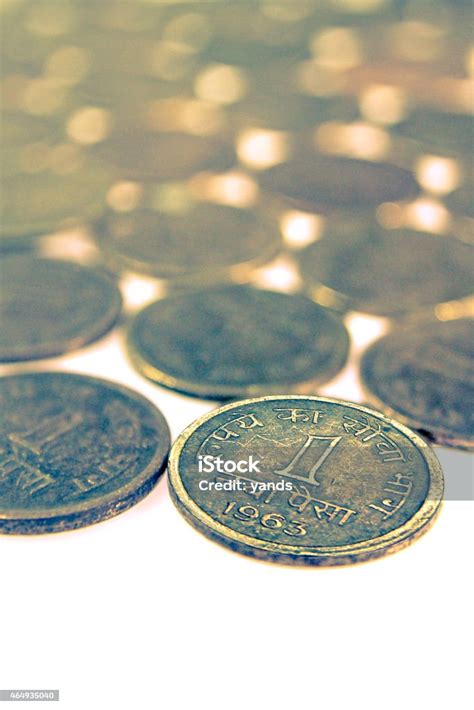 Old And Vintage Indian One Piece Coins Stock Photo Download Image Now