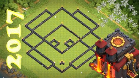 Coc In Base Layout Clash Of Clans Best Town Hall Trophy