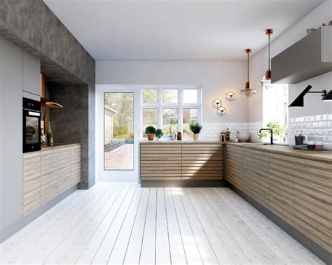 Køkken I Massiv Eg Nórdico Cocina Aarhus De User Houzz