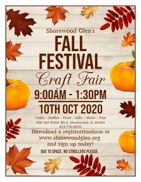 Oct 10 Fall Festival Craft Fair Plainfield Il Patch