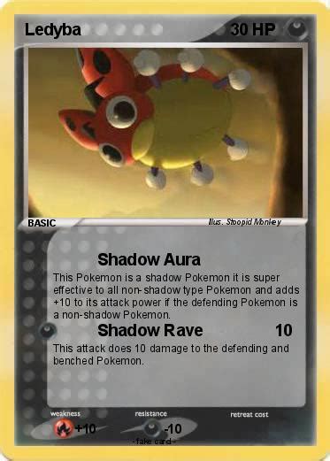 Pokémon Ledyba 9 9 - Shadow Aura - My Pokemon Card