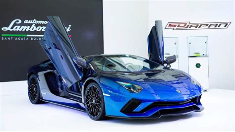 lamborghini aventador s roadster 50th anniversary japan unveiled in tokyo youtube