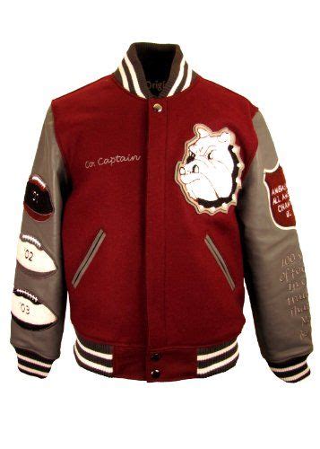Hudson Outerwear Mens Bulldog Wool And Leather Varsity Jacket 19999