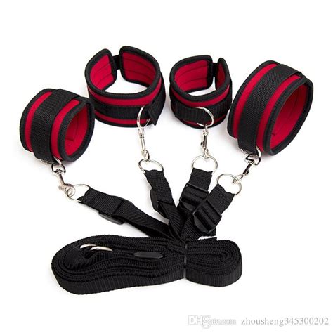 Erotic Toys Under Bed Restraint Bondage Fetish Sex Products Sponge Soft Handcuffs And Ankle Cuff