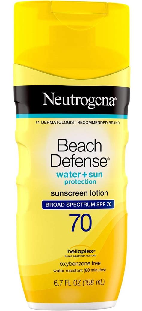 Neutrogena Beach Defense® Water Sun Protection Oxybenzone Free