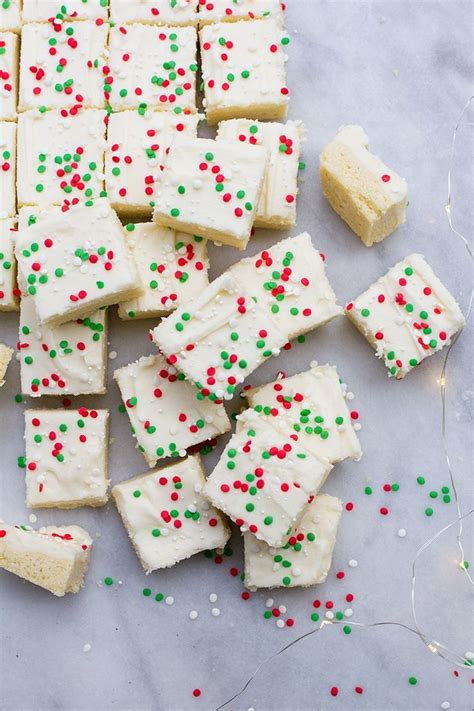 Christmas Sugar Cookie Bars With Cream Cheese Frosting Sugar Cookie