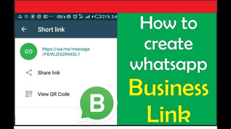How To Create Whatsapp Business Link To Start Chat Create Whatsapp
