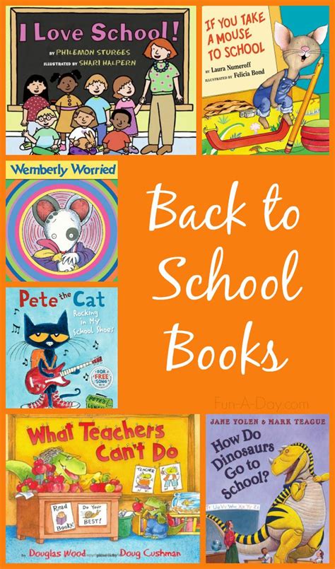 How To Make Back To School Books Preschoolers Will Love Fun A Day