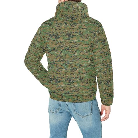 Us Marpat Camouflage Mens Padded Hooded Jacket Mega Camo