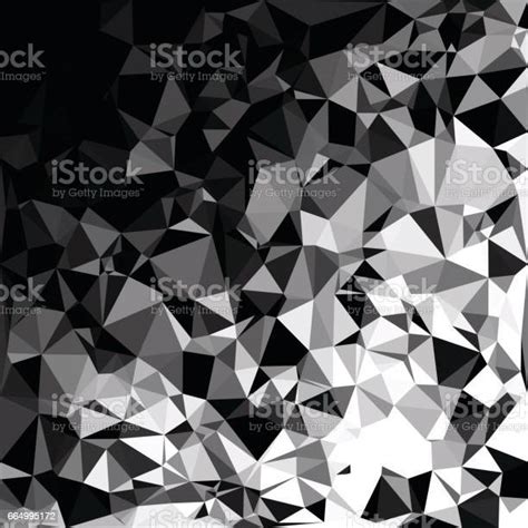 Black Polygonal Mosaic Background Creative Design Templates Stock