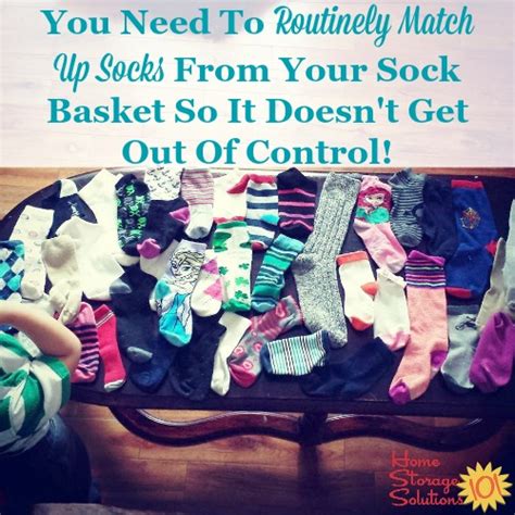 How To Rematch Missing And Lost Socks With A Sock Basket
