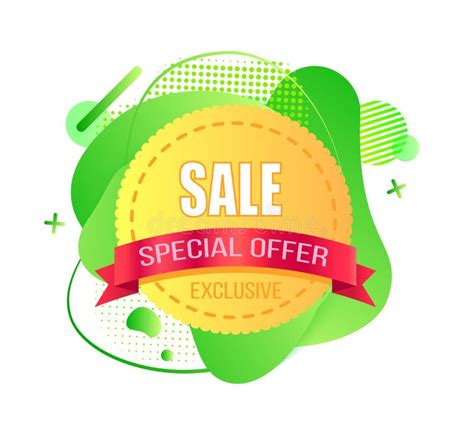 Retail Promotion Label Of Special Offer Vector Stock Vector