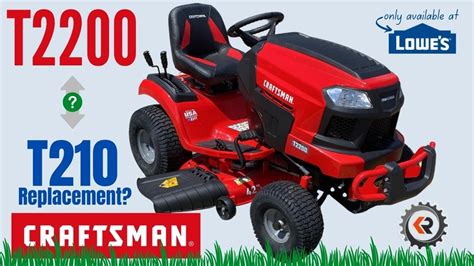 Craftsman T2200 42 Riding Mower Features And Components Does This