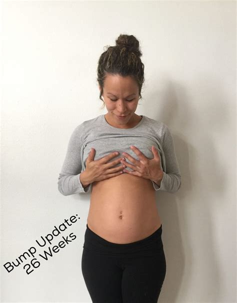 PREGNANCY 26 Weeks Bump Update Diary Of A Fit Mommy
