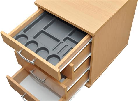 Multifuctional schreibwaren container stifthalter schreibtisch tidy. Schreibtisch-Container RAVENNA - 4 Schubladen - Buche ...
