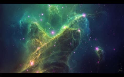 Outer Space Stars Galaxies Nebulae Artwork Space Galaxies Hd Desktop Wallpaper