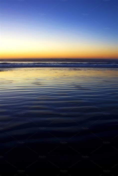 Ocean Sunset Verticle Background ~ Nature Photos On Creative Market