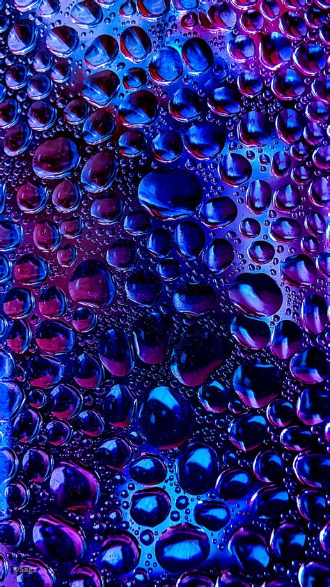 4k Free Download Colour Pop Drops Colourful Dark Neon Water