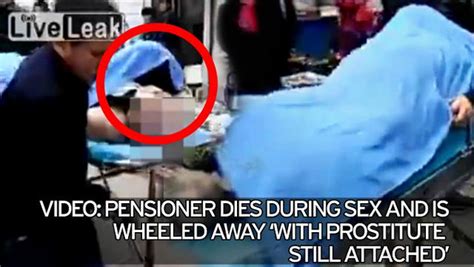 Pensioner Who Died During Sex Is Wheeled Away On Stretcher With Prostitute Still Attached