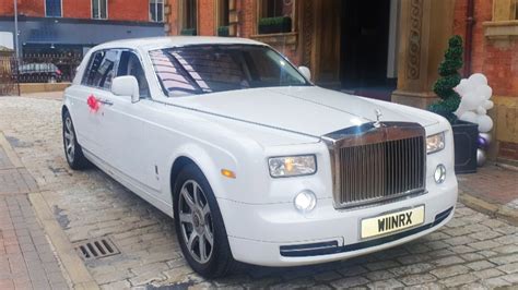 White Rolls Royce Phantom Wedding Car Hire Rochdale Manchester