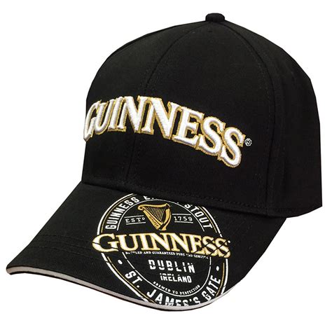Official Guinness Hats And Caps Baseball Caps Flat Caps Beanies