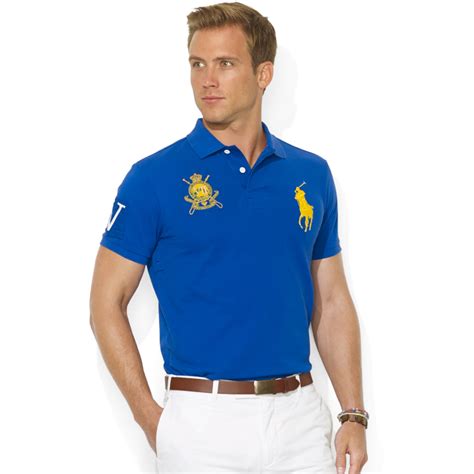 I think that it's a very sporty and clean scent, so it's perfect for the warm weather. Ralph Lauren Customfit Shortsleeve Jockey Club Polo in ...