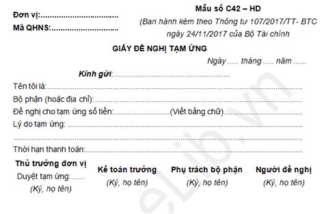 Mẫu giấy đi đường theo thông tư 133: Tổng hợp các mẫu giấy đề nghị tạm ứng mới nhất 2020