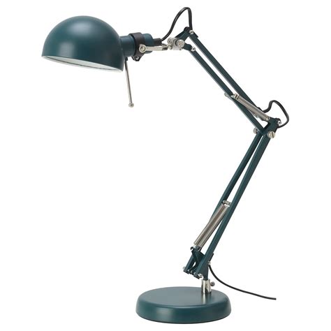Ikea led desk lamps are generally standard, and they can go well with minimalist designs! FORSÅ Lampe de bureau - vert foncé - IKEA