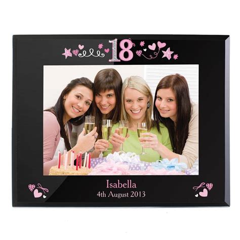 Easy birthday gift ideas, that can be easily made at home during lockdown. Personalised 18th Birthday Glass Photo Frame - Buy from ...
