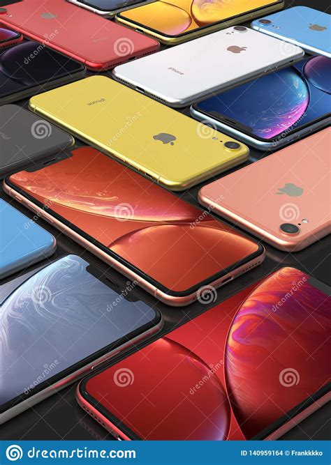 Apple Iphone Xr All Colours Mosaic Arrangement Original Wallpaper