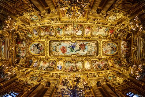 Renaissance Painting Ceiling The Ceiling Columns Opera Garnier