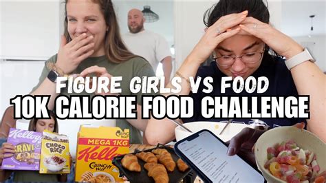 10k Calorie Food Challenge Figure Girls Vs Food Youtube
