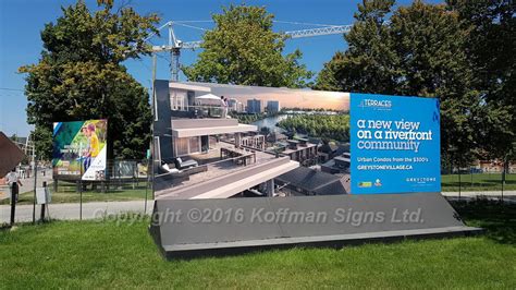 Double Sided Billboards Koffman Signs Ltd