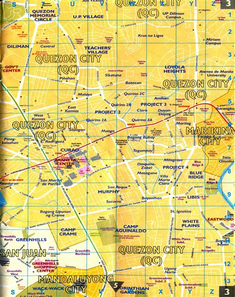 road map of quezon city
