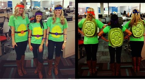 A diy ninja costume is easy to put together! DIY Ninja Turtles Halloween costume | Spooooky scarrryy | Pinterest