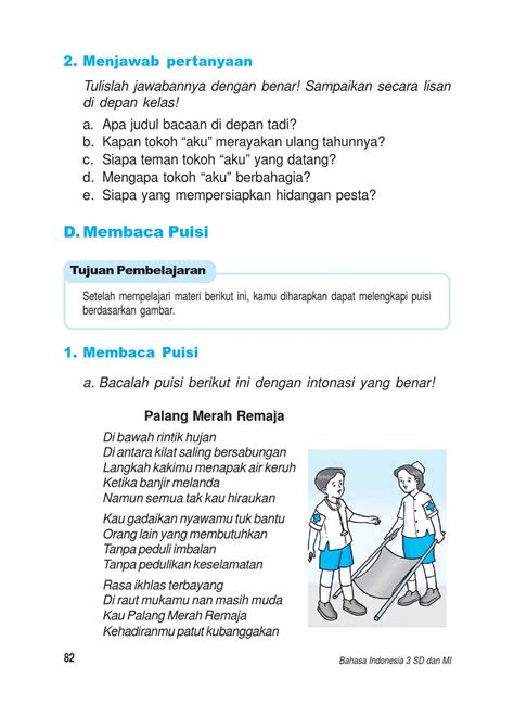 Soal Bahasa Indonesia Kelas 6 Materi Puisi - KT Puisi