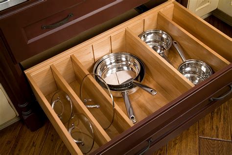 Diagonal drawer organizers make tidy cubbies for both your long cooking tools and the small ones without wasting space and without having to mix the pantry golden rule says that you must be able to see everything that's inside. Deep Drawer Divider Kit - Traditional - Kitchen - Seattle ...