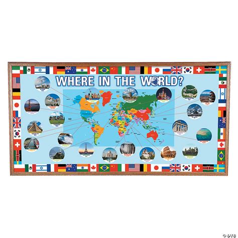 Around The World Bulletin Board Set