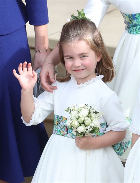 Us Weekly Princess Charlotte Is Aware Of Her Status And Enjoys Putting