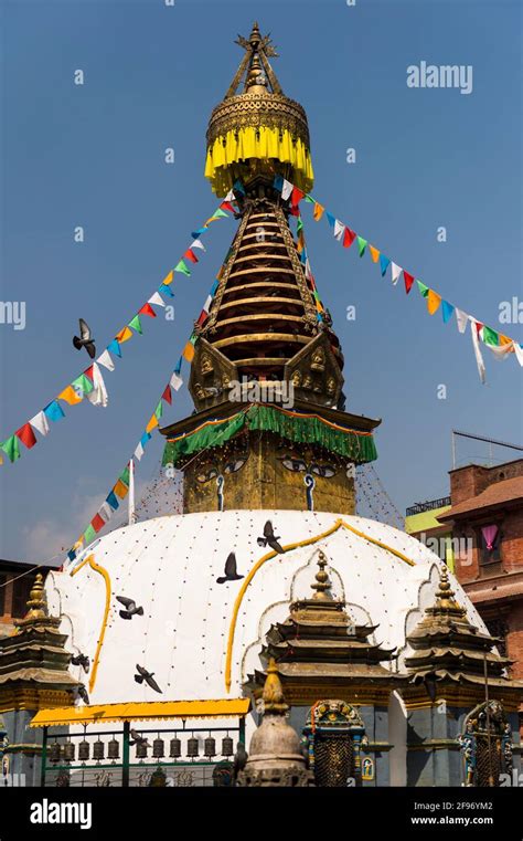 The Kathesimbhu Stupa Stock Photo Alamy