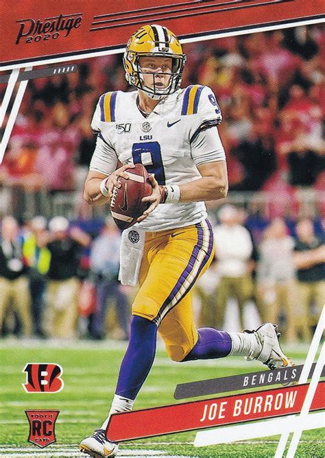 2020 Panini Prestige 258 Joe Burrow Trading Card Database