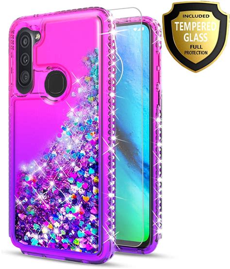 Samsung Galaxy A11 Phone Case With Tempered Glass Protector Included