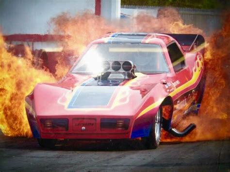Fire Burnout Funny Car Drag Racing Car Humor Drag Racing Cars