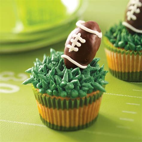 Truffle Football Cupcakes Recipe | Taste of Home